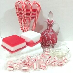 PEPPERMINT SPLASH BATH SOAP SET NWT SIZE 16.0oz.
